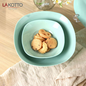 Alta Qualidade Cinza Verde Cor Opala Vidraria Louça Placa Tipo Oval 10.5 'Placa Plana - Product Image 3