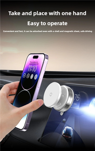 Nuovo Supporto Magnetico <span class=keywords><strong>Universale</strong></span> per Telefono da <span class=keywords><strong>Auto</strong></span> con Ventosa a Vuoto per Vetro, Rotazione a 360°, per Schermi di Cellulari - Product Image 2