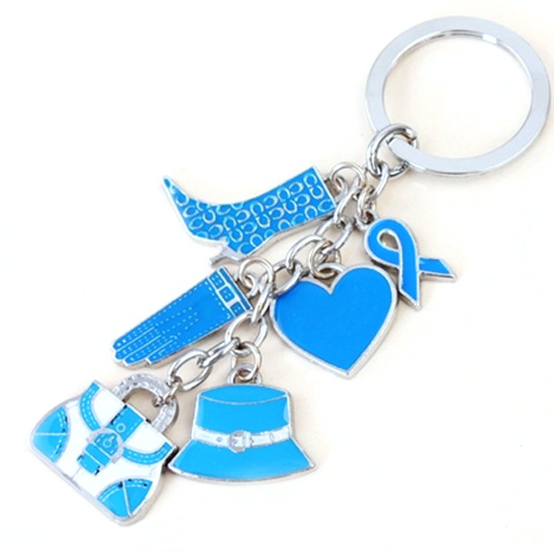 Изготовленный на заказ Китай мягкий цинковый сплав с эмалевой сувенирные металлические OEM Брелок