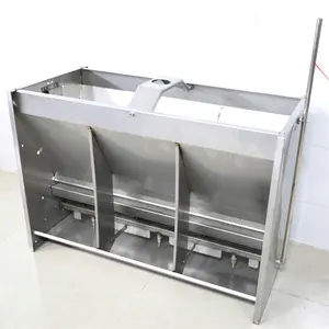 Comedero automático Piggery Fatten Weaner con bebedero para pezones