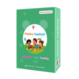 สมุดฝึกเขียนวิเศษสำหรับเด็ก สมุดฝึกเขียนแบบนำกลับมาใช้ใหม่ได้ สมุดฝึกเขียนแบบมีร่องสำหรับเด็กอายุ 3-8 ปี - Product Image 1