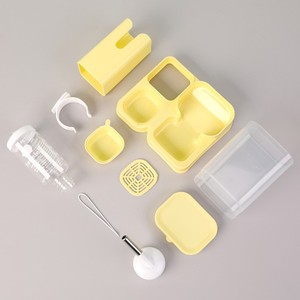 Hamster Feeder 2 In 1 <b>Automatic</b> <b>Water</b> <b>Dispenser</b> With Ball Bearing Rectangle Durable Small Animals Feeder Pet Supplies - Product Image 2