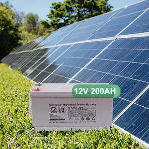 BR SOLAR Promotion <span class=keywords><strong>Batterie</strong></span> Solaire <span class=keywords><strong>Gel</strong></span> à Cycle Profond <span class=keywords><strong>12V</strong></span> <span class=keywords><strong>200Ah</strong></span>, <span class=keywords><strong>Batterie</strong></span> <span class=keywords><strong>GEL</strong></span> avec Capacité Maximale au <span class=keywords><strong>Gel</strong></span> - Product Image 6