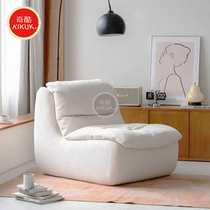 Sofá Comprimido Moderno Grande, Sillón de Esponja Afelpada y Esponjosa, Asiento Acogedor para Apartamento, Sala de Estar, Dormitorio - Product Image 4