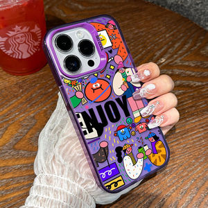 Ốp điện thoại <span class=keywords><strong>iPhone</strong></span> 14 15 16 Pro Plus Max nhiều màu sắc, bảo vệ camera - Product Image 4