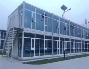 Modern çelik yapı taşınabilir binalar dayanıklı ev salonu spor salonu banyo mutfak süpermarket