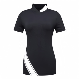 Nouveau séchage rapide Slim Fit <span class=keywords><strong>Golf</strong></span> vêtements dames <span class=keywords><strong>Polo</strong></span> t-shirts personnaliser col montant femmes <span class=keywords><strong>Golf</strong></span> hauts - Product Image 2