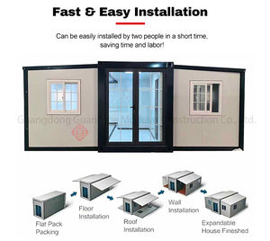 Mini-maison mobile <span class=keywords><strong>de</strong></span> <span class=keywords><strong>plage</strong></span> à assemblage rapide et extensible pour conteneur d'habitation - Product Image 4