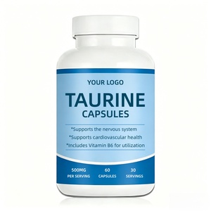 Cápsulas de Taurina OEM 60 Unidades, Grado Alimenticio, Suplemento Energético para la Concentración, Cápsulas de Taurina para la Vista - Product Image 1