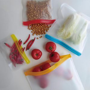 Huamaohengchun - Juego de 12 Bolsas Reutilizables para Almacenamiento de Alimentos, Clásicas, de PE, a Prueba de Fugas, Aptas para Congelador, Libres de BPA (4 Tamaños), para el Hogar y Camping - Product Image 2