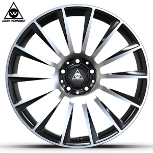 Jantes forgées noires brillantes pour voiture, design sportif et léger, 18, 19, 20 pouces, à déport profond, performance, 5x112 5x120 pour <span class=keywords><strong>Mercedes</strong></span>-<span class=keywords><strong>Benz</strong></span> CLS - Product Image 1