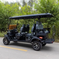 Voiture de golf électrique personnalisée homologuée pour la route, buggy de golf, 4+2 places, batterie 60V, lithium-ion, voitures de golf électriques