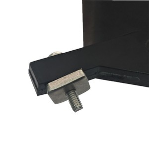 Pièces de rechange pour aileron de paddleboard de 10 pouces, aileron arrière en PVC noir pour accessoires de planche de surf SUP - Product Image 3