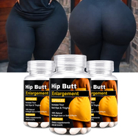 Capsules OEM/ODM haute puissance 1500mg pour l'agrandissement des hanches et des fesses, complément naturel de remodelage corporel pour femmes adultes, flacon amincissant
