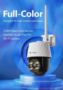 Caméra IP de surveillance Wi-Fi N96-X3 3MP CMOS Starlight Pan Tilt avec vision nocturne couleur, <span class=keywords><strong>suivi</strong></span> humain, audio bidirectionnel, prise en charge du NVR - Product Image 5