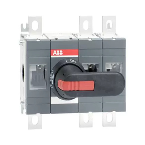 Sectionneur-Interrupteur à commande frontale 3 pôles ABB OT250E03K, 250 A, 1000 V CA, poignée à montage direct et verrouillable à cadenas - Product Image 1