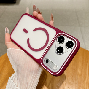 Nouvelle coque magnétique transparente mate en PC et TPU pour iPhone 18 17 16 15 14 13 12 11 Pro Max Plus, compatible avec la recharge sans fil Air - Product Image 1