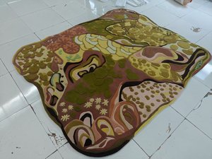 Alfombras y Tapetes Hechos a Mano con Diseño Personalizado, Técnica de Pelo Cortado, Estilo Clásico <span class=keywords><strong>para</strong></span> Uso en el Hogar y el Automóvil, Directo de Fábrica a Buen Precio - Product Image 2