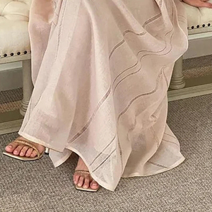 Nouvel arrivage de vêtements ethniques pakistanais tendance de la mode pour femmes musulmanes décoration de fête <span class=keywords><strong>robe</strong></span> de prière robes pour femmes voilées - Product Image 4