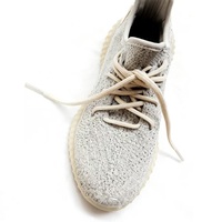 Lacets de remplacement unisexes en polyester textile de couleur unie, ronds, durables, de 5 mm, pour baskets, bottes Martin et chaussures de sport d'extérieur