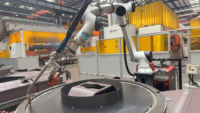Robot collaboratif à 6 axes pour soudage MIG, enseignement par dragage sans programmation, robot de soudage mobile pour soudage d'angle complexe