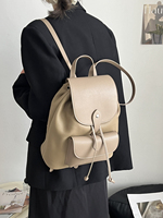 Sac à dos pour femme au design original 2026, nouveau sac d'école en cuir véritable, style coréen, polyvalent, pour adolescentes
