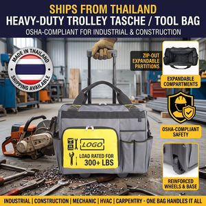 Made In Thailand Heavy-Duty <b>Trolley</b> Tasche with Expandable Compartments , OSHA-Compliant for Industrial & Construction - Product Image 1