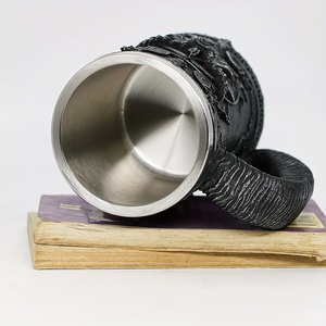 Châu Âu huyền thoại cừu sừng ma quỷ đánh dấu cốc cà phê cốc bia Quỷ đầu cừu - Product Image 6