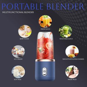 Licuadora Portátil Mini de Alta Calidad, Vaso de Viaje Personalizado con Fuente de Alimentación USB, Exprimidor Eléctrico para Uso en Exteriores y Autocaravanas - Product Image 3