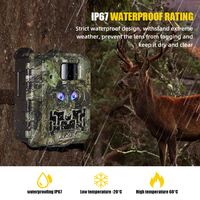 Mini caméra thermique 1080P 30MP à double objectif CMOS résistante aux intempéries, caméra de suivi pour la chasse en plein air, vision nocturne, étanche IP67