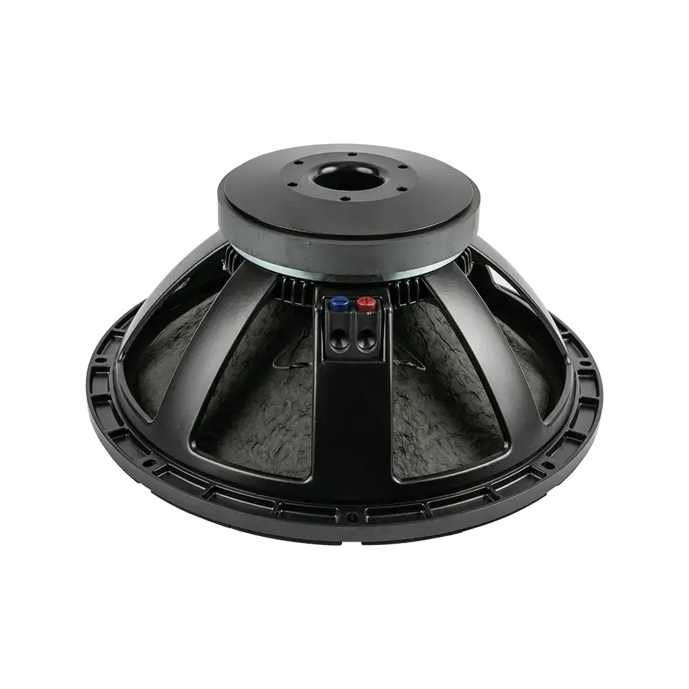 Prix raisonnable 18''woofer 1200W RMS puissance noir haut-parleur 100mm bobine vocale woofers haut-parleurs professionnels