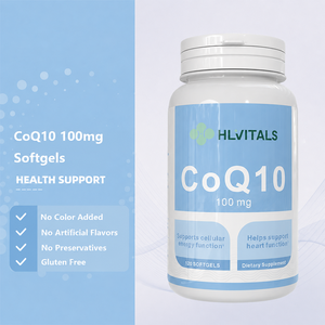 CoQ10 100mg Gélules Souples 60 unités Pour Adultes Soutien de la Santé Cardiaque Absorption Supérieure Supplément Antioxydant - Product Image 5