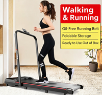 Mini máquina de cinta de correr eléctrica portátil debajo del escritorio equipo de ejercicio plegable para el hogar u oficina para correr o caminar