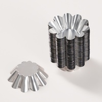 Einweg-Aluminium-Eierkuchenformen im Großhandel, kleine Tartelettenformen, Mini-Cupcake-, Kuchen-, Muffin- und Keksformen, Backförmchen für Küche und DIY