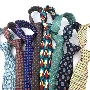 Polyester Gedrukt Stropdassen Voor Mens Breed Stropdassen Voor Mannen Wedding Suits Gravatas Das Mannelijke Business Corbatas Banden