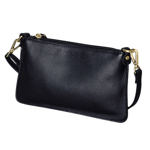 Tas Tangan Wanita Kulit Asli 2025 Tren Baru Mode Tas Selempang Mini dengan Penutup Ritsleting Kulit Lembut Gaya Sederhana - Product Image 4