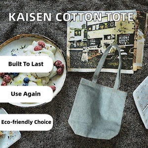 Bolsa de Mano de Lona de Algodón con Estampado de Dibujos Animados Personalizada al por Mayor, Bolsa de Compras Blanca Reutilizable, Calidad Premium - Product Image 2