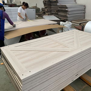 Giá cả phải chăng prehung Trắng <span class=keywords><strong>MDF</strong></span> cửa nội thất với khung 18x80 inch - Product Image 3