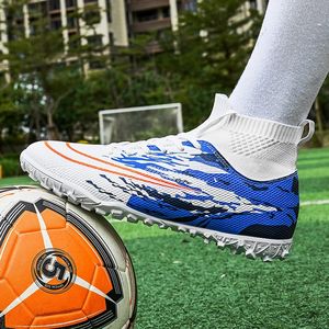 Professionnel AG/TF hommes chaussures de Football anti-dérapant longs ongles bottes de Football enfants entraînement sur le terrain <span class=keywords><strong>cheville</strong></span> crampons baskets de Football - Product Image 4