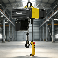 Nouvelle palan électrique à chaîne métallique de 2 tonnes avec sac de rangement pour chaîne et commande à distance pour ateliers de réparation de machines et levage en entrepôt