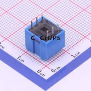 DPL-03BLP DIP Switch Through hole Component (THT) Switch Piano Key Single Pole Single Throw 3 PC Pin - Product Image 2