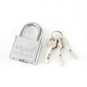 Candado de hierro cuadrado antirrobo de paleta de galvanoplastia resistente de alta seguridad para puertas antioxidante - Product Image 6