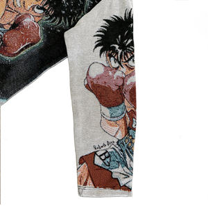 Sudadera con Capucha de Invierno para Hombre, Diseño Retro y Nostálgico con Personajes de Boxeo de IPPO <span class=keywords><strong>Manga</strong></span>, Tejido Tipo Tapicería - Product Image 6