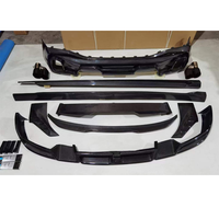 2023-2025 para BMW X6: Modificación de piezas exteriores, alerón divisor de labio de parachoques delantero de fibra de carbono