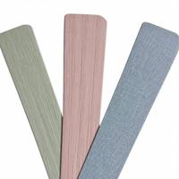 Accessoires de décoration de meubles : Bande de chant PVC 1mm, motifs uni et grain de bois, pour bordure de table en plastique