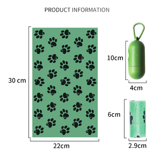 Venta al por mayor de fábrica, bolsas de excrementos de perro sostenibles, aroma fresco, a prueba de fugas, bolsas de excrementos de perro con dispensador, Bolsas Caca Perro - Product Image 3