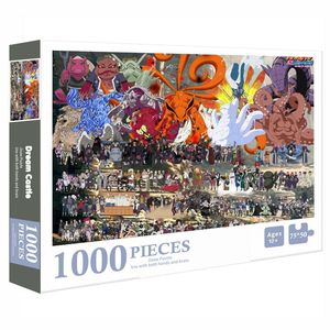 จิ๊กซอว์กระดาษลายอนิเมะ 25 สี 1000 ชิ้นต่อชุด บรรจุในกล่องของขวัญ สำหรับเด็กและผู้ใหญ่ ของเล่นคลายเครียด - Product Image 5