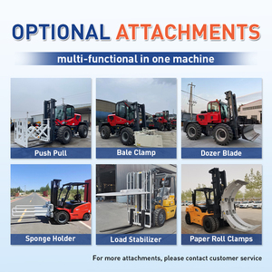 LTMG nueva carretilla elevadora diésel todoterreno 4WD a la venta <span class=keywords><strong>5</strong></span> toneladas 5000kg 4x4 rueda áspera todo terreno carretilla elevadora con neumático sólido opcional - Product Image 5