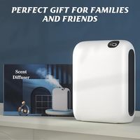 Diffuser Minyak Plastik Desktop Bertenaga Baterai, Dikendalikan Aplikasi, Tanpa Air, Dapat Diisi Ulang, Ramah Lingkungan, Perangkat Aroma Pemurni Udara