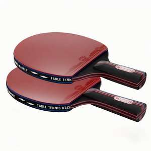 <span class=keywords><strong>Raquette</strong></span> de tennis de table professionnelle portable 10 étoiles avec logo personnalisé, pagaie de <span class=keywords><strong>ping</strong></span>-<span class=keywords><strong>pong</strong></span> <span class=keywords><strong>5</strong></span> couches en carbone pur, pointe lourde, manche léger - Product Image 1